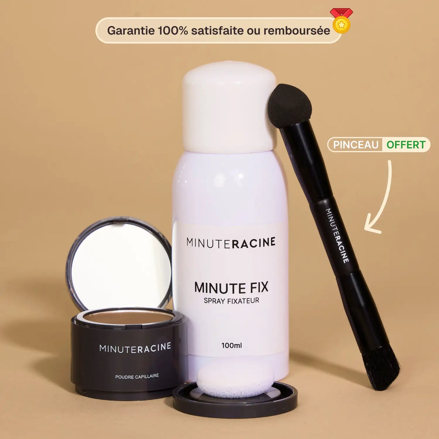 Duo Minute - Poudre Capillaire & Spray Fixateur